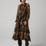 Nadine Silk Chiffon Gown