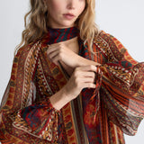 Nadine Silk Chiffon Gown