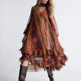 Nadine Silk Chiffon Gown