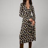 Antonia Silk Jersey Wrap Dress