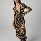 Antonia Silk Jersey Wrap Dress