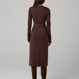 Daniella Knit Wrap Dress