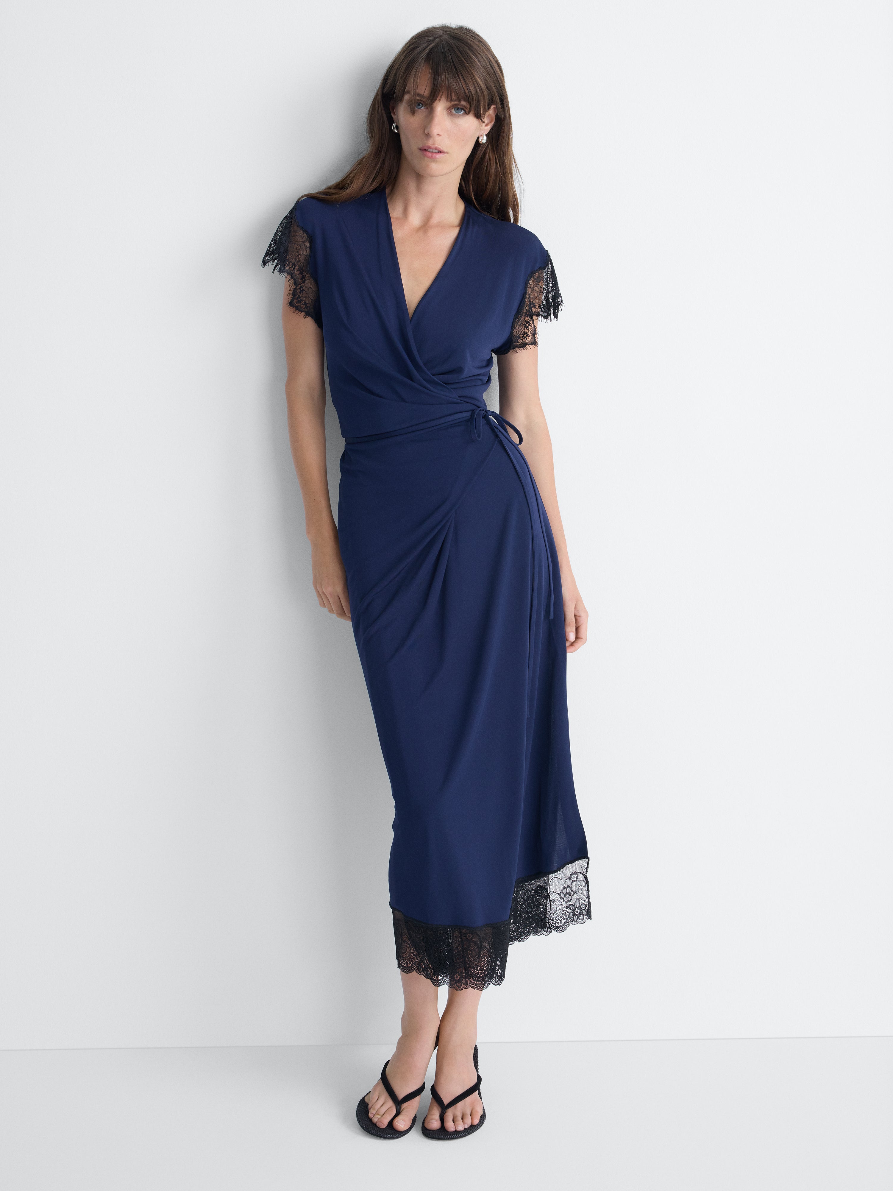 Mariana Jersey Dress in Maritime, alternate pose