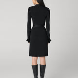 Tuxedo Pia Wrap Dress