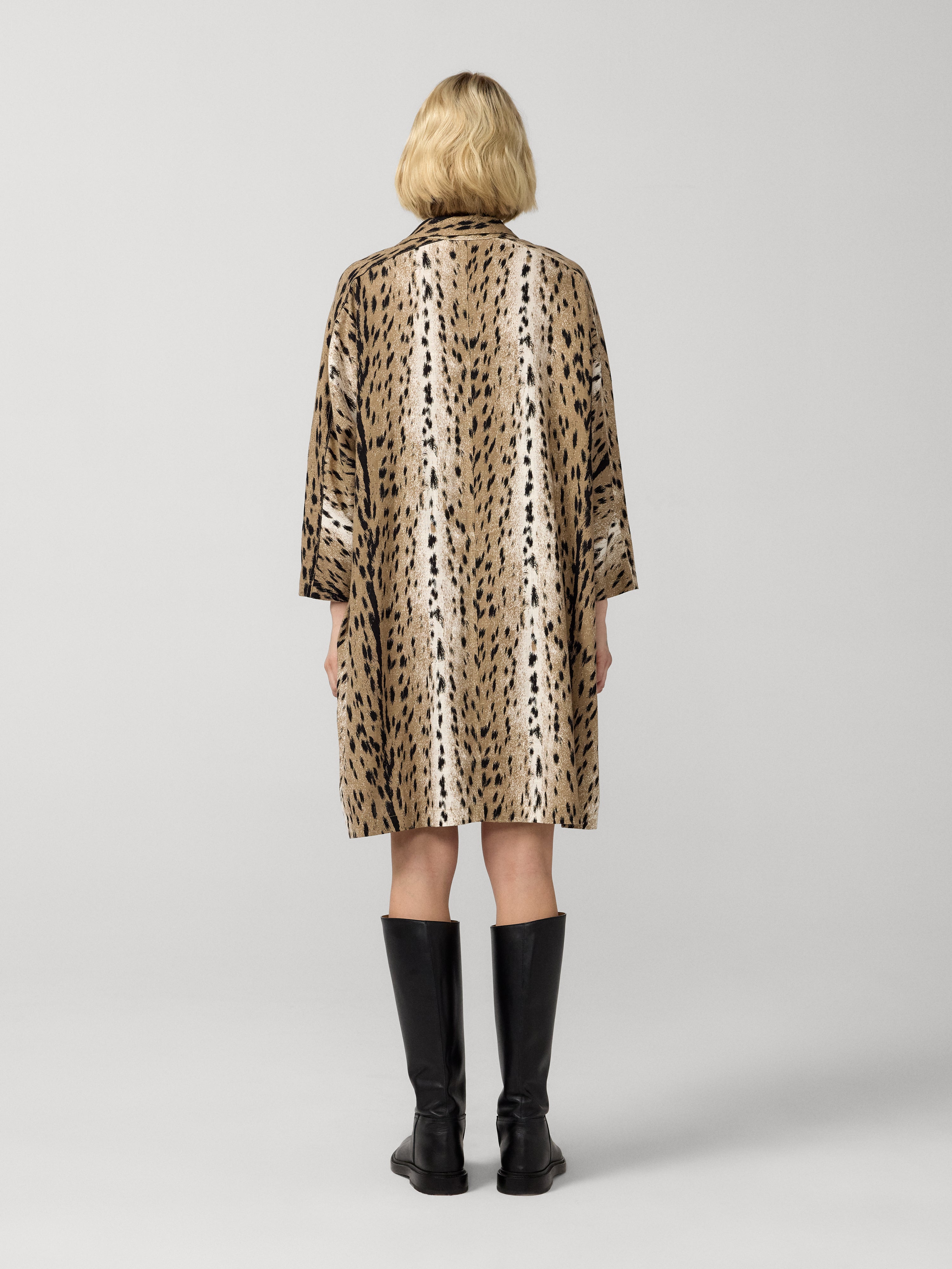 beige leopard print dress Beige Leopard Print Long Sleeve Short Dress