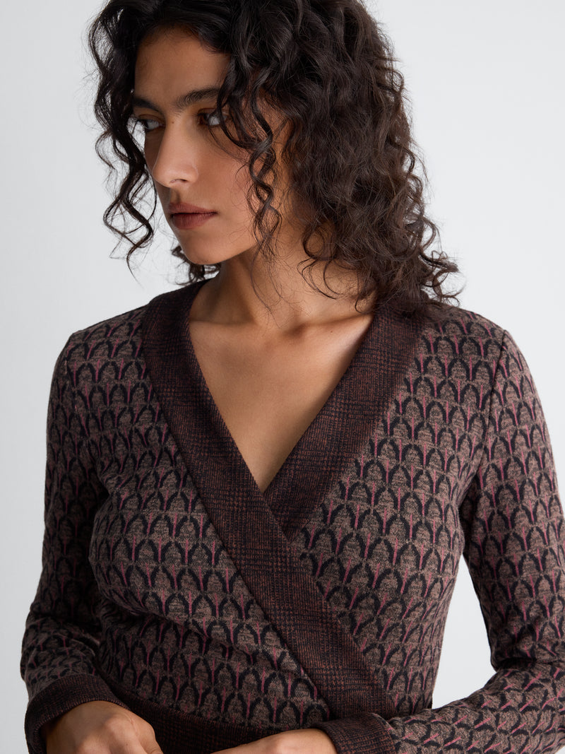 Tamara Knit Wrap Dress