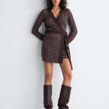 Tamara Knit Wrap Dress