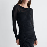 Verbena Jersey Gown in Black, alternate pose