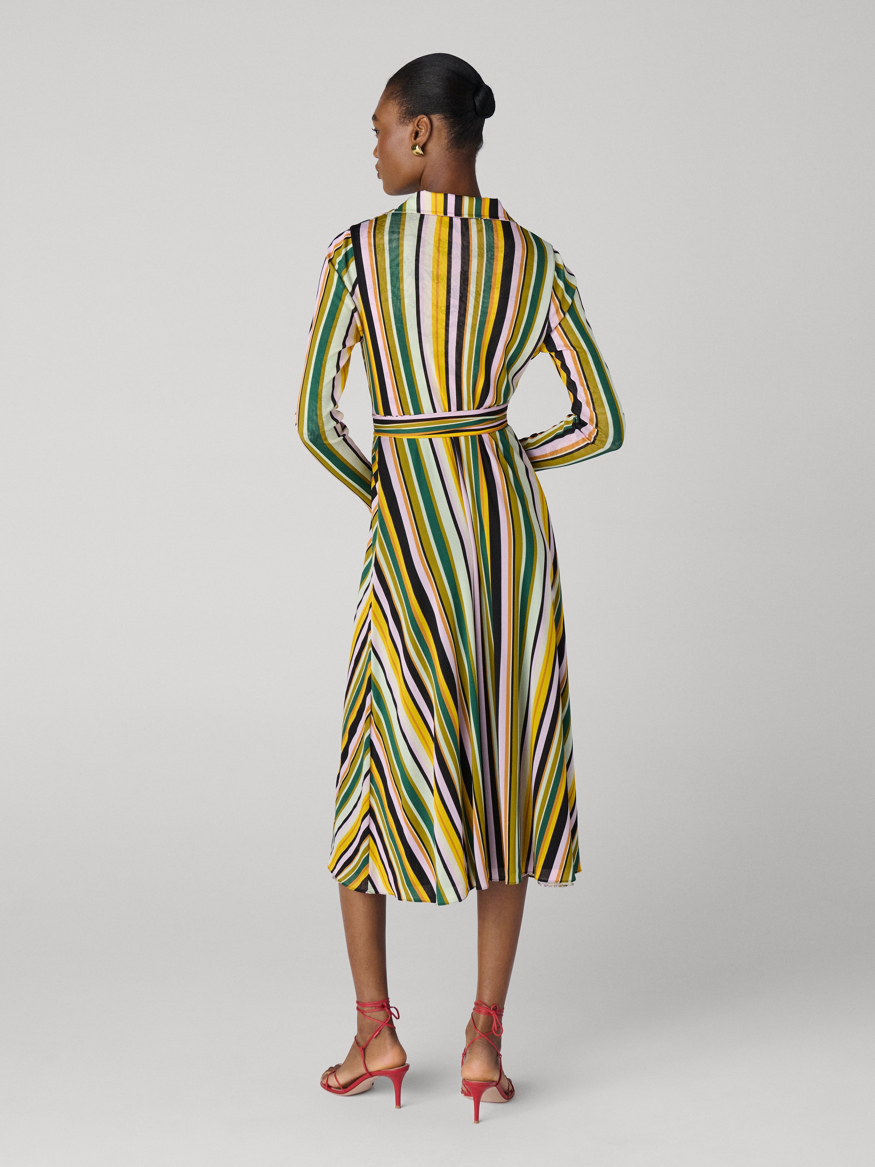 Diane von Furstenberg ロングワンピース XS Phoenix Reversible Dress – Diane von Furstenberg