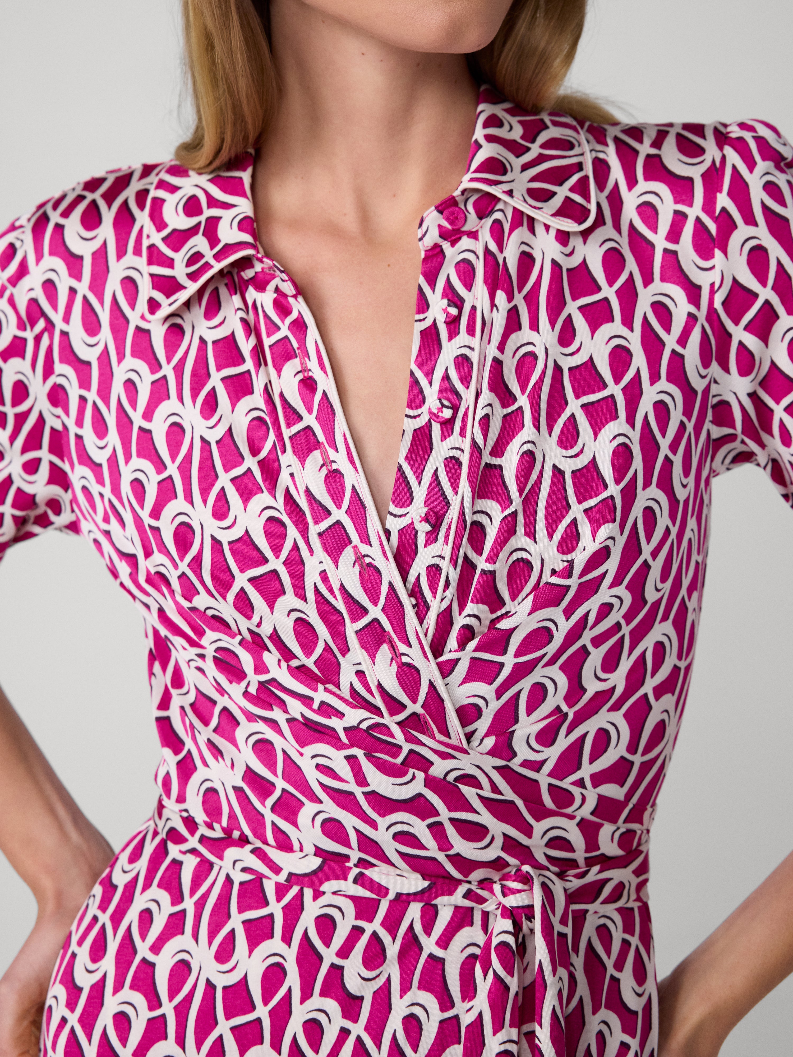Sana Short Sleeve Dress – Diane von Furstenberg