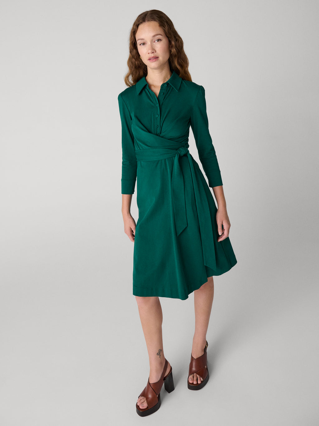 Sana Knee Length Dress – Diane von Furstenberg