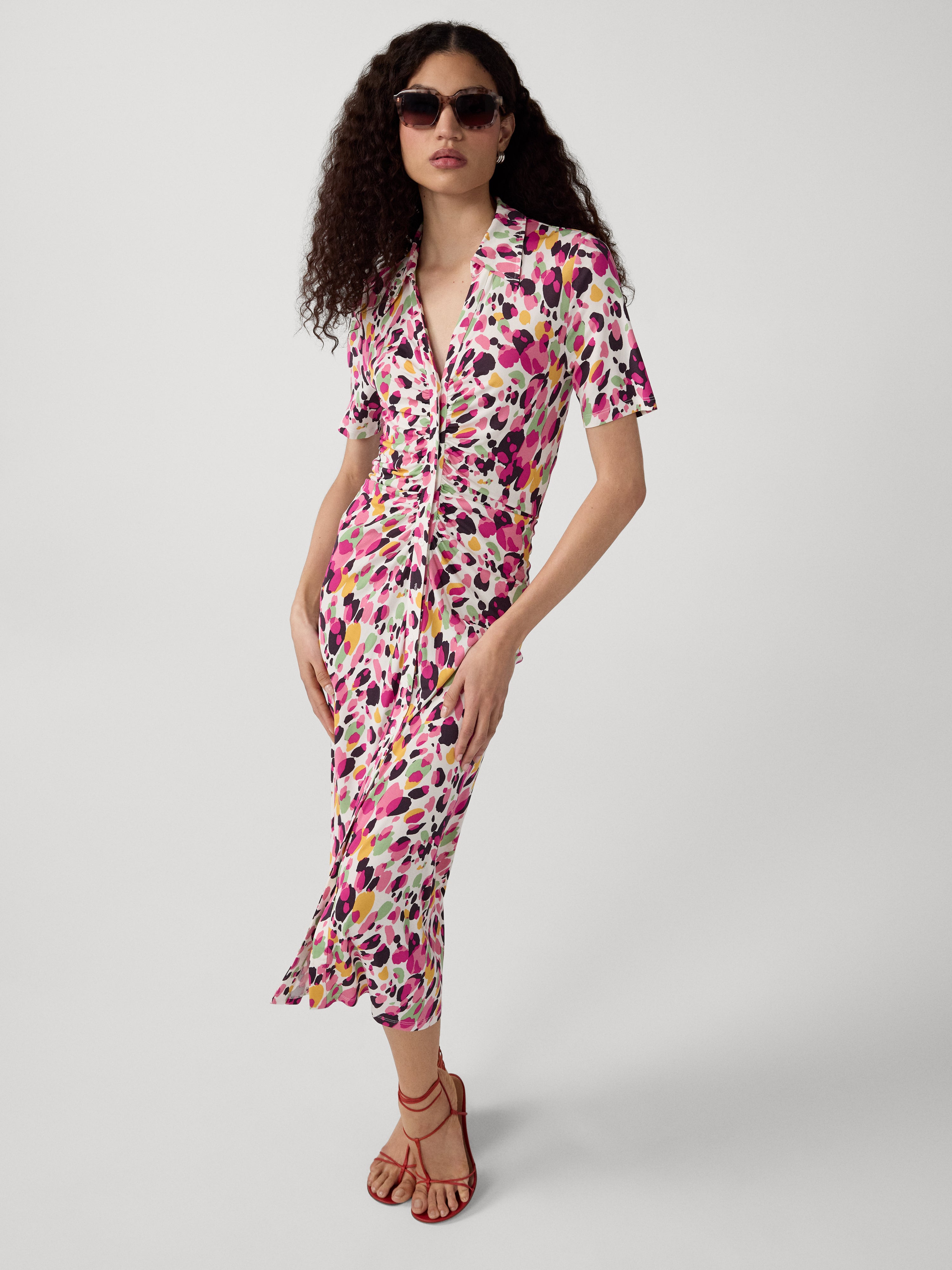 ワンピース Diane von Furstenberg Rive Gauche Skater Koren Reversible Dress – Diane von Furstenberg