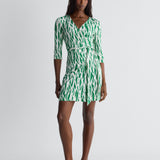 Julian Silk Jersey Wrap Dress