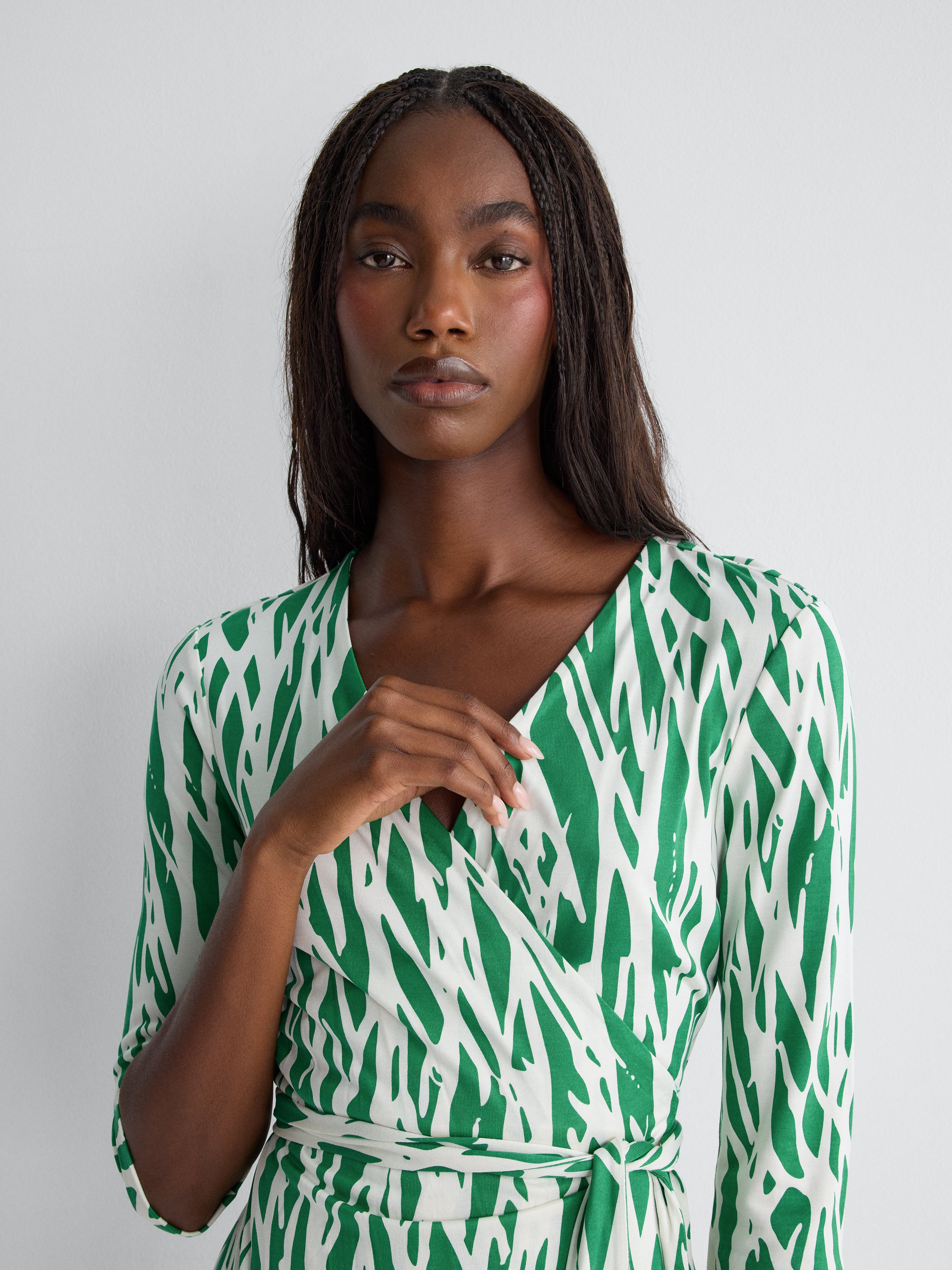 Julian Silk Jersey Wrap Dress – Diane von Furstenberg