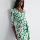 Julian Silk Jersey Wrap Dress