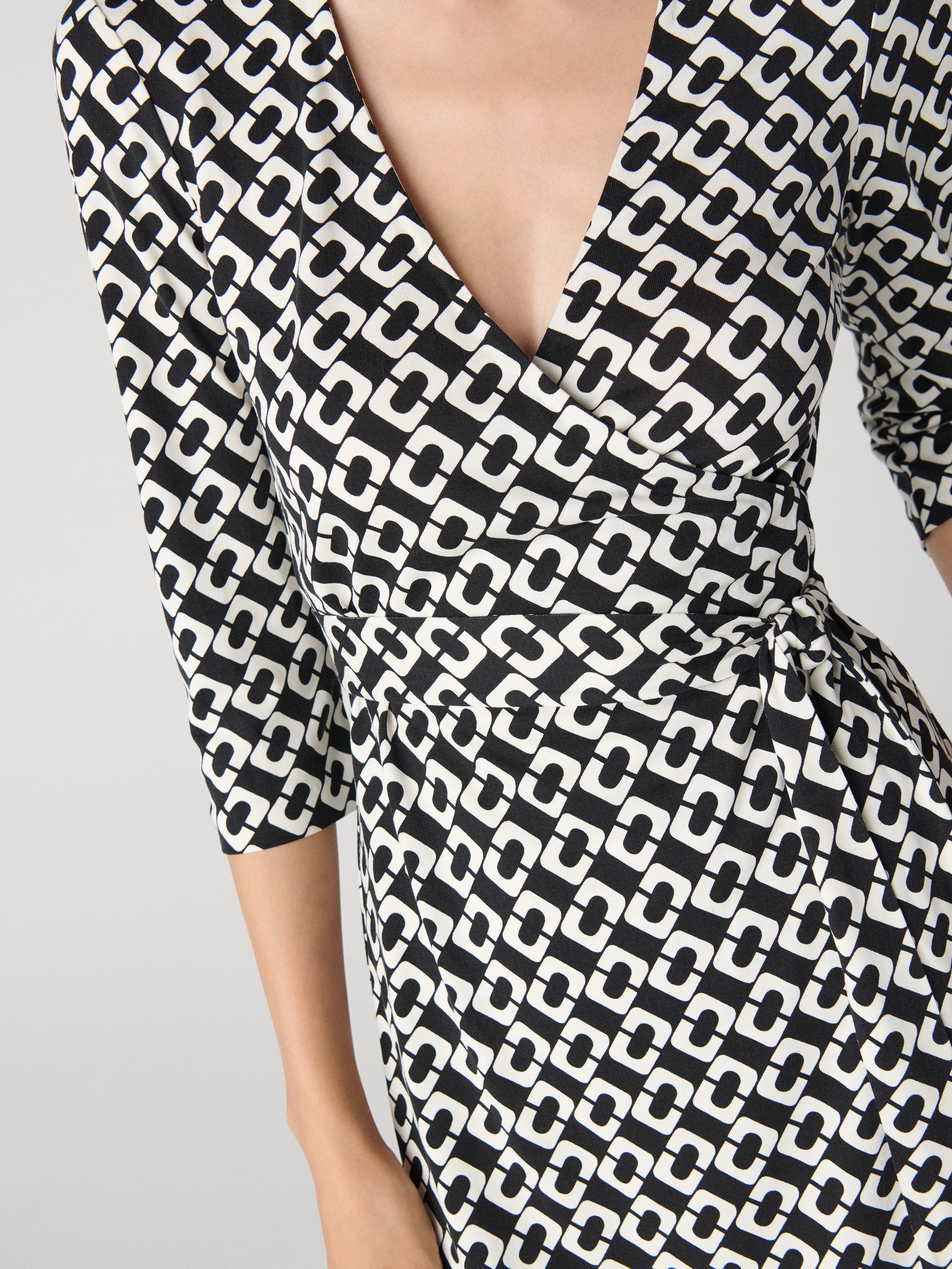 Julian Silk Jersey Wrap Dress – Diane von Furstenberg