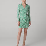 Jeanne Silk Jersey Wrap Dress