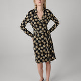 Jeanne Silk Jersey Wrap Dress