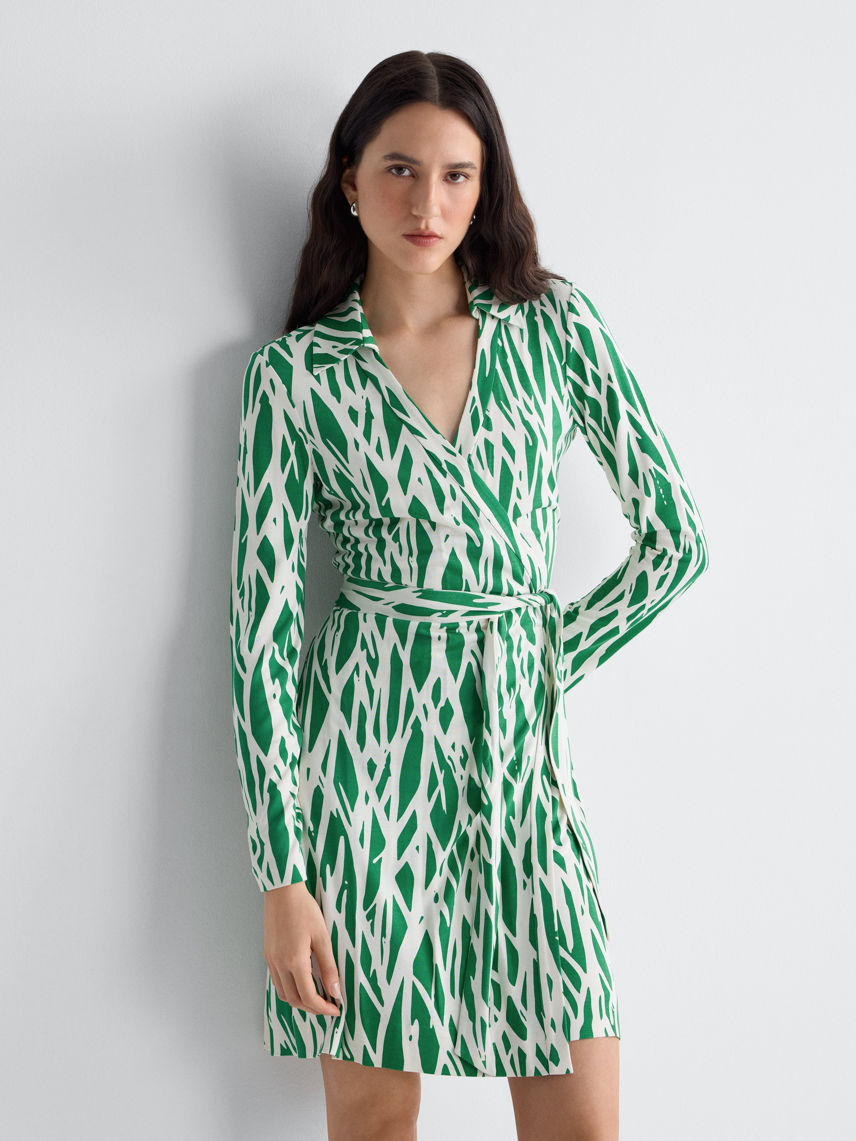 Jeanne Silk Jersey Wrap Dress – Diane von Furstenberg