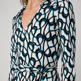 Jeanne Silk Jersey Wrap Dress