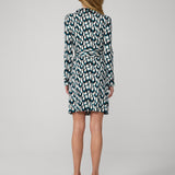 Jeanne Silk Jersey Wrap Dress