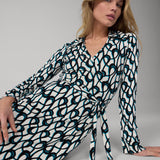 Jeanne Silk Jersey Wrap Dress