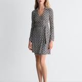 Jeanne Silk Wrap Dress
