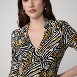 Jeanne Silk Jersey Wrap Dress