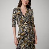 Jeanne Silk Jersey Wrap Dress