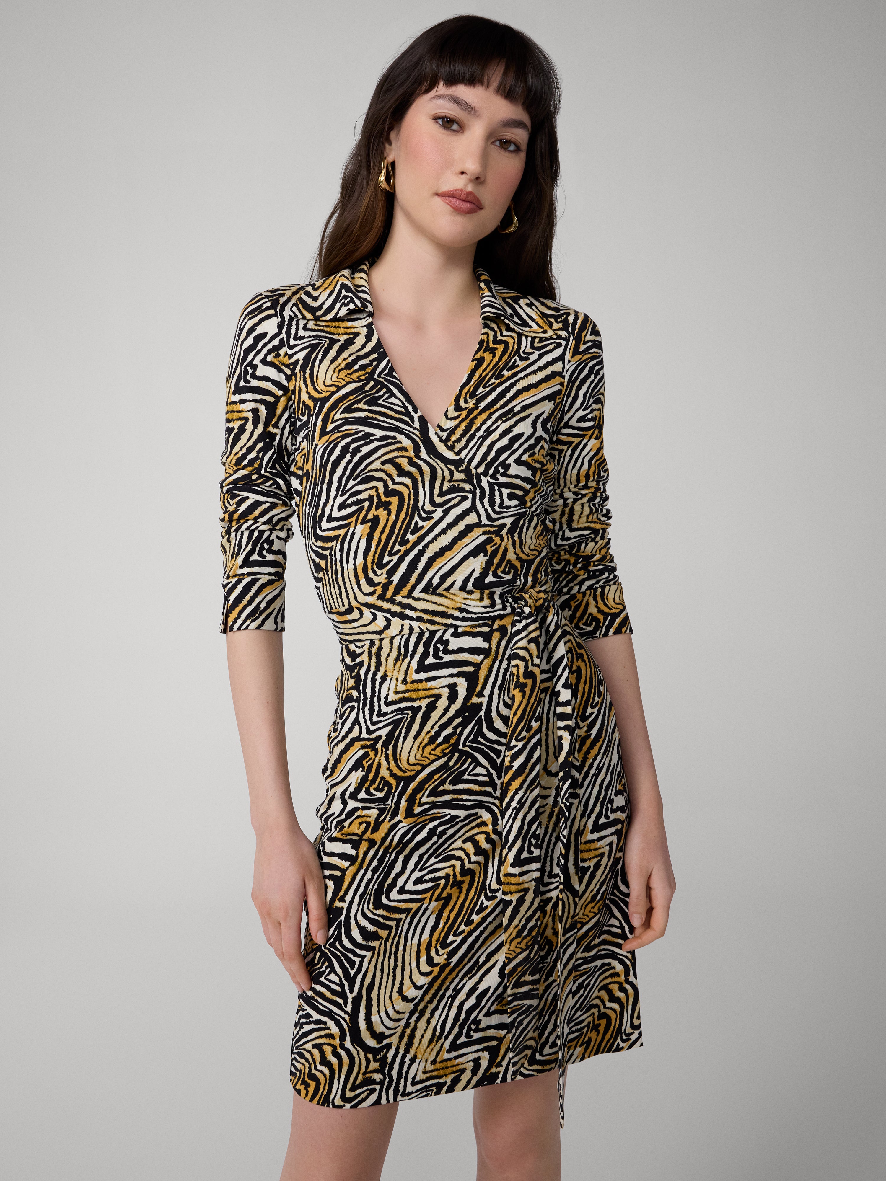 jeanne silk jersey wrap dress Jeanne Silk Jersey Wrap Dress Diane von Furstenberg