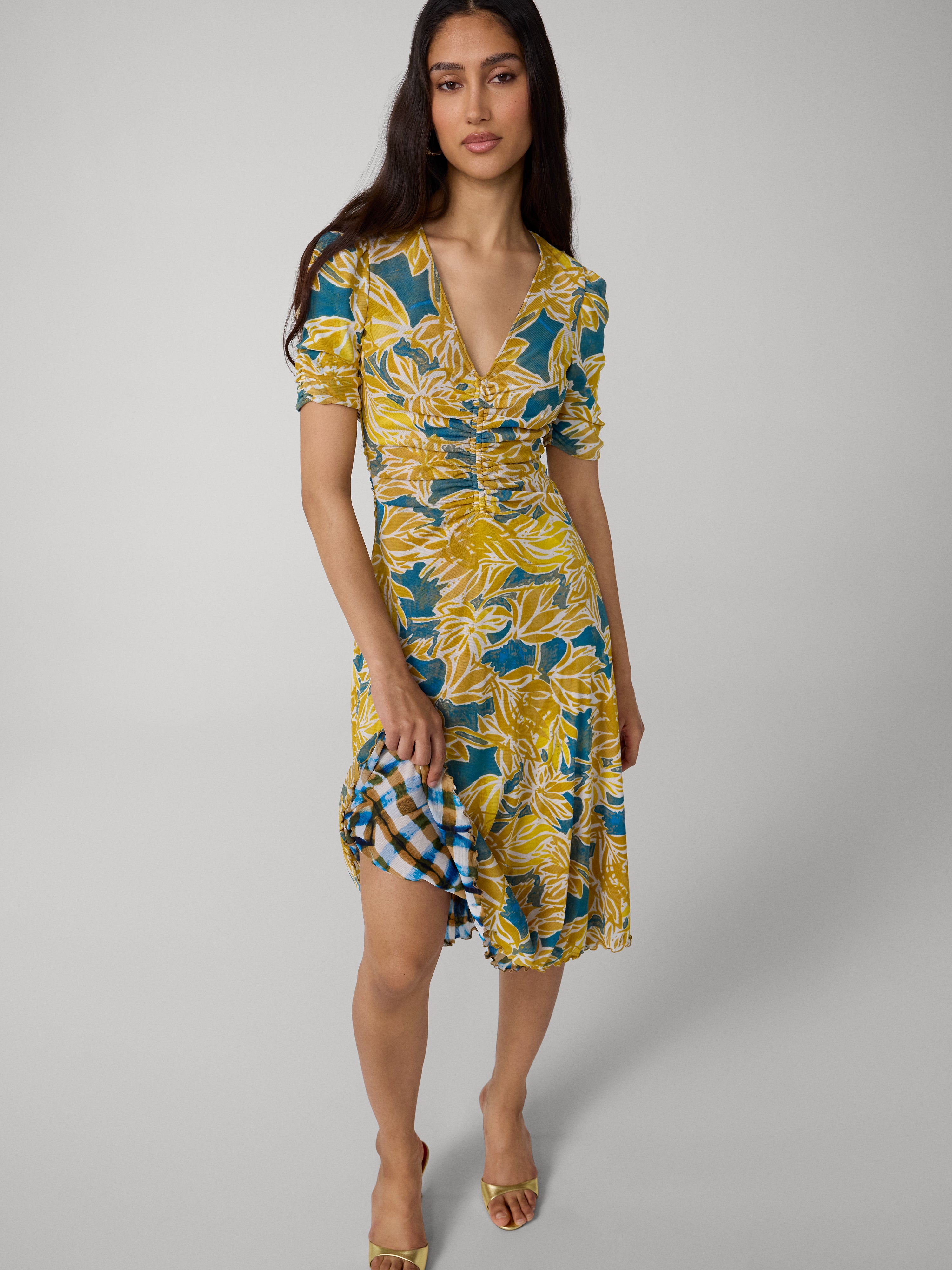 koren reversible mesh dress DVF