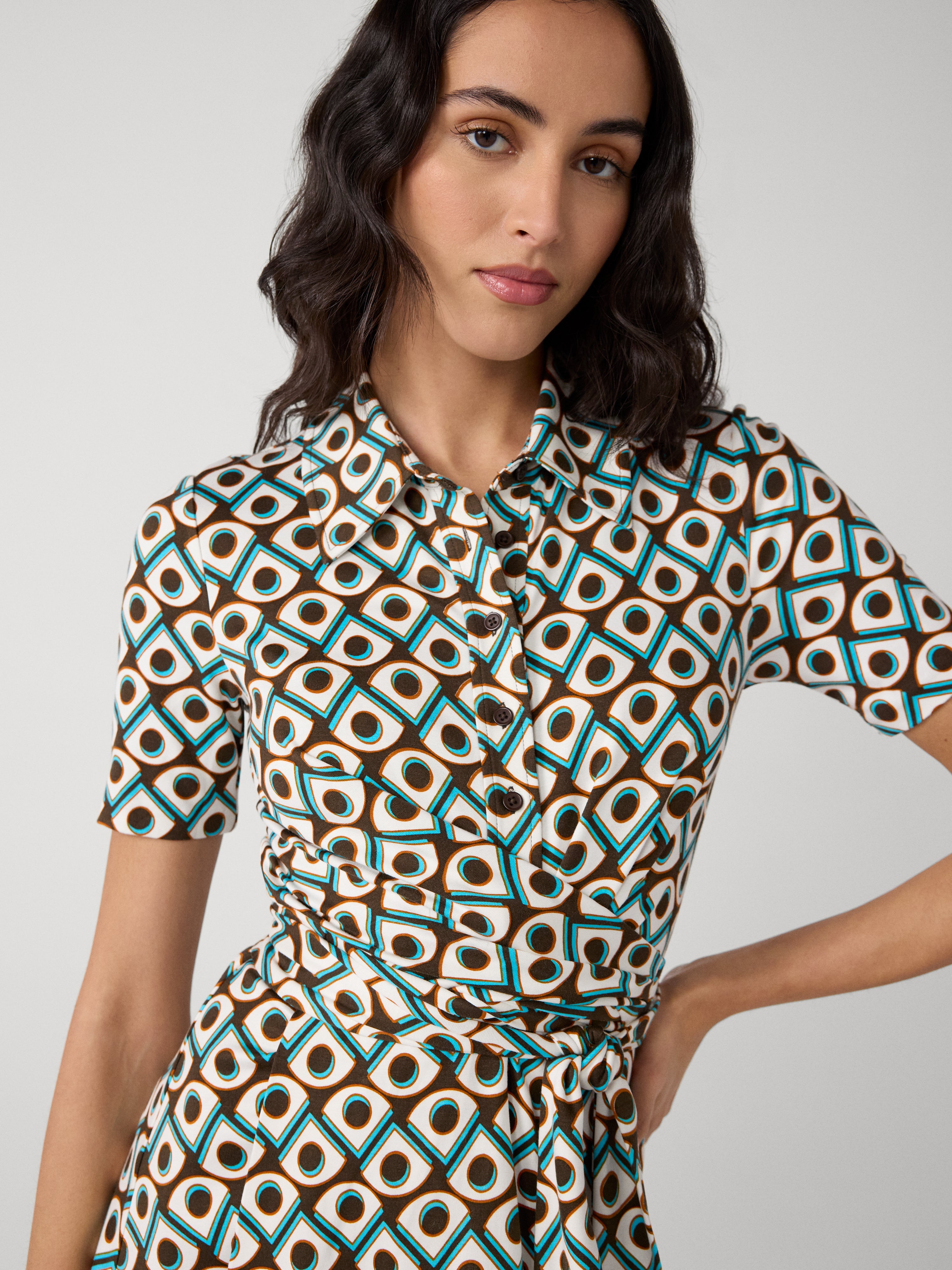 Didi Short Sleeve Dress – Diane von Furstenberg