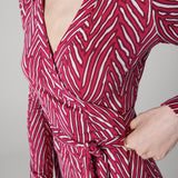 Abigail Wrap Midi Dress