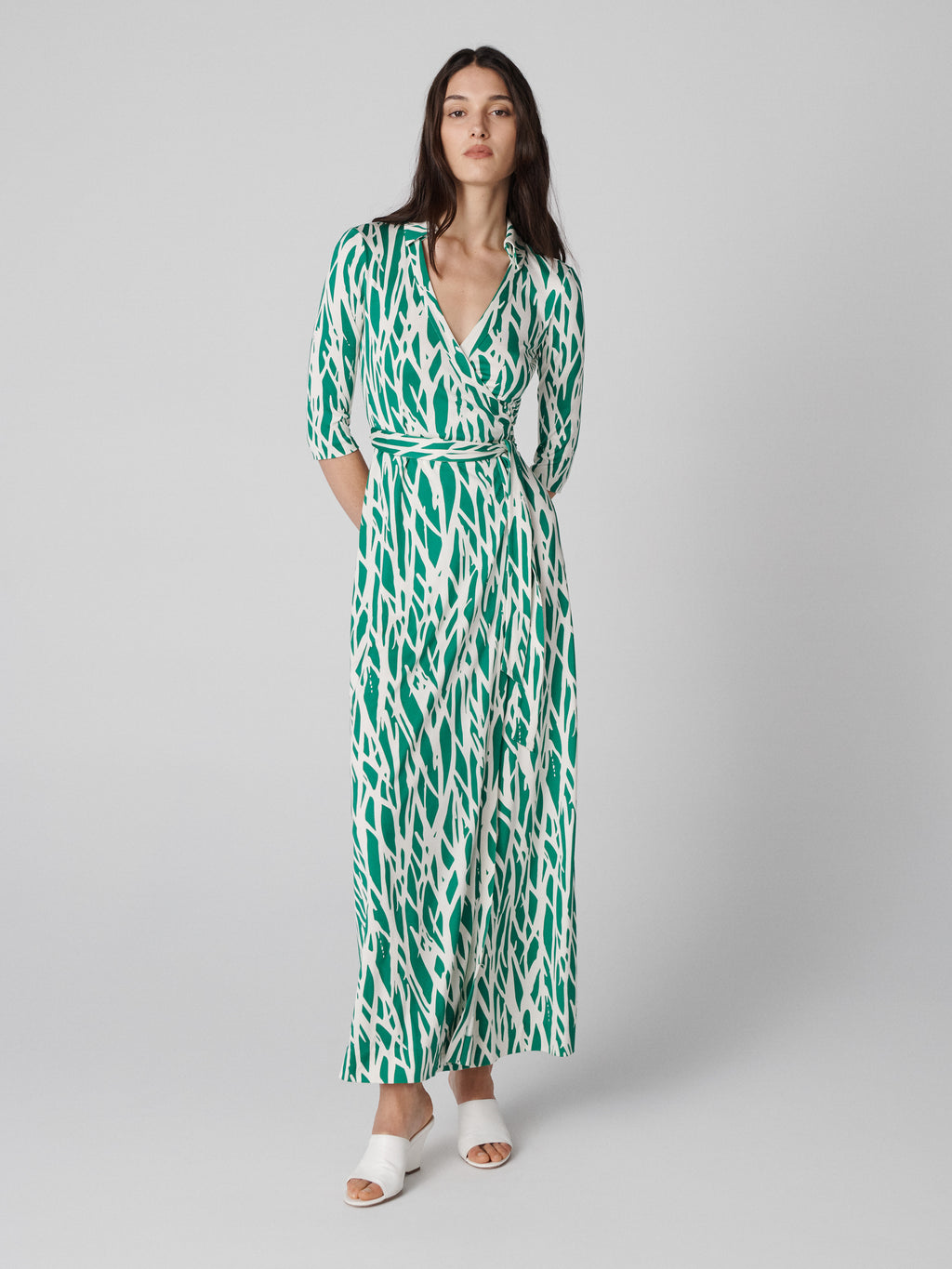 Abigail Silk Jersey Maxi Wrap Dress Diane von Furstenberg Abigail Silk Jersey Maxi Wrap Dress Diane von Furstenberg