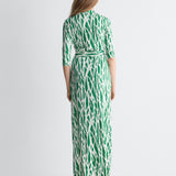 Abigail Silk Jersey Maxi Wrap Dress