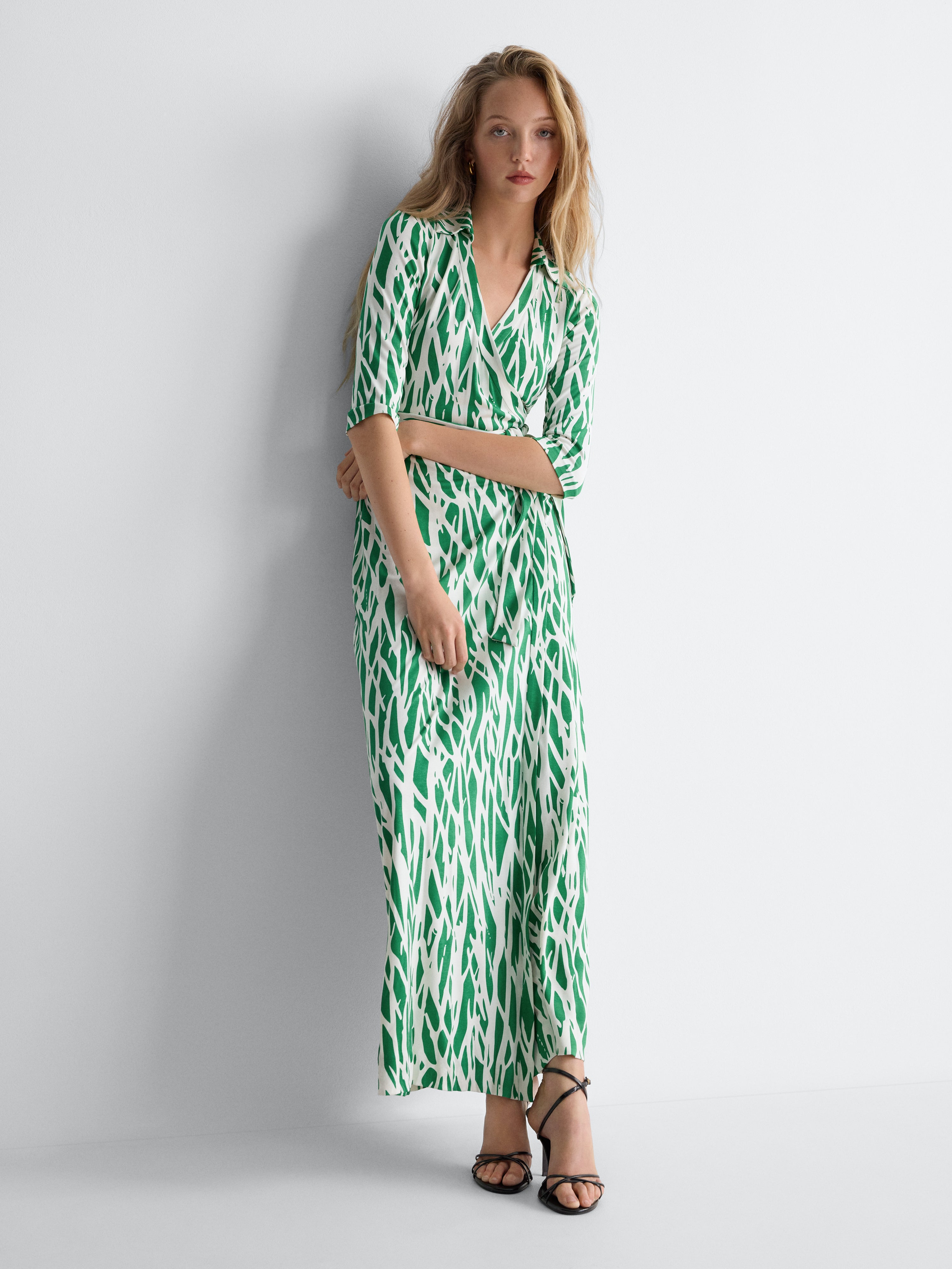 Abigail Silk Jersey Maxi Wrap Dress – Diane von Furstenberg