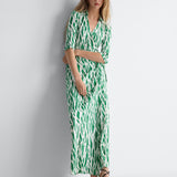 Abigail Silk Jersey Maxi Wrap Dress