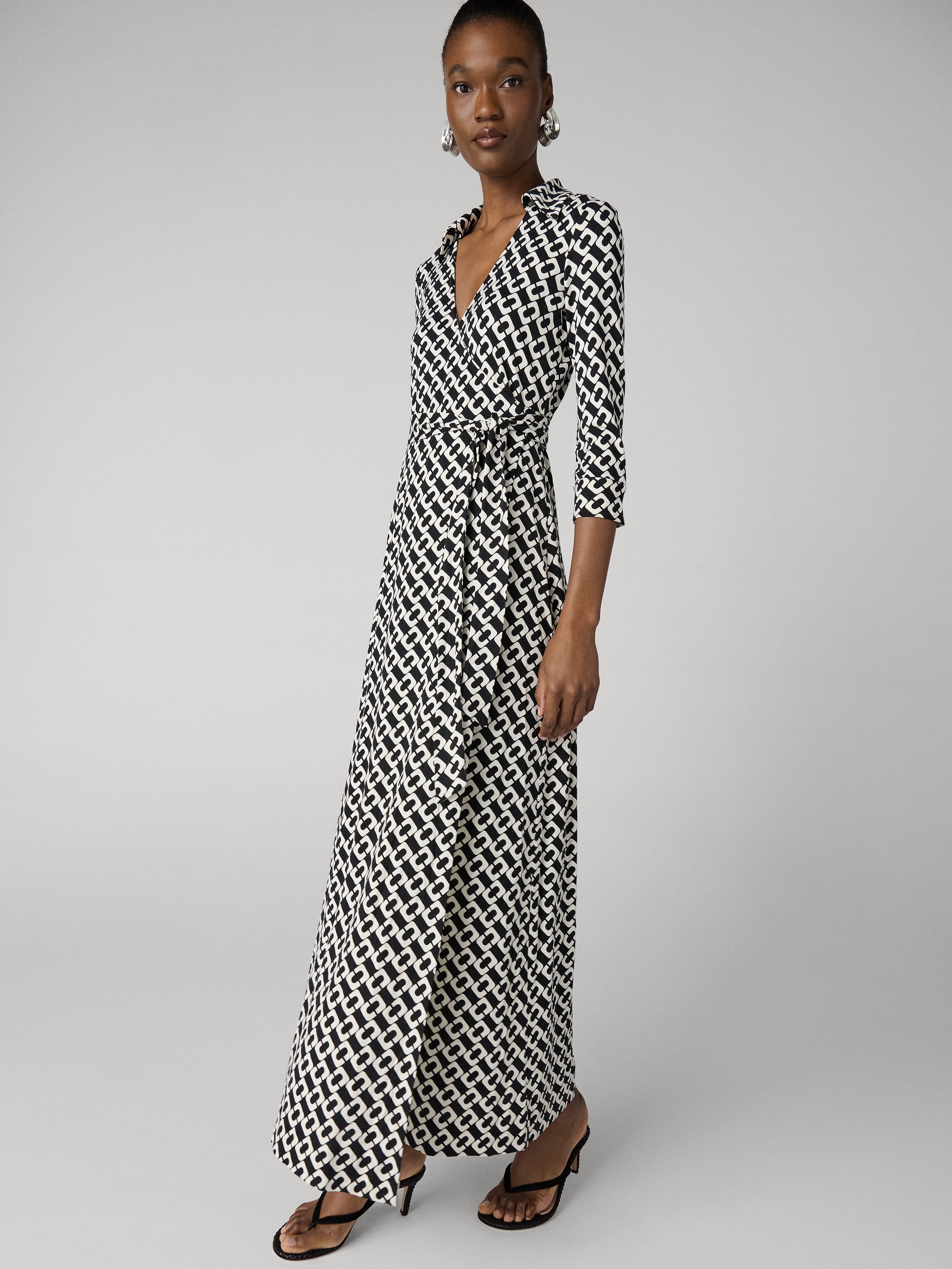 New Abigail Wrap Maxi Dress – Diane von Furstenberg