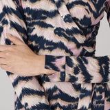 Abigail Silk Jersey Midi Wrap Dress