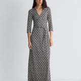 Abigail Silk Jersey Wrap Dress