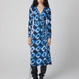 Abigail Wrap Midi Dress