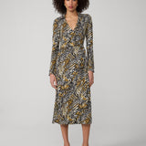 Abigail Midi Wrap Dress