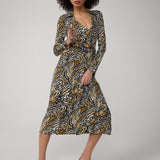Abigail Midi Wrap Dress