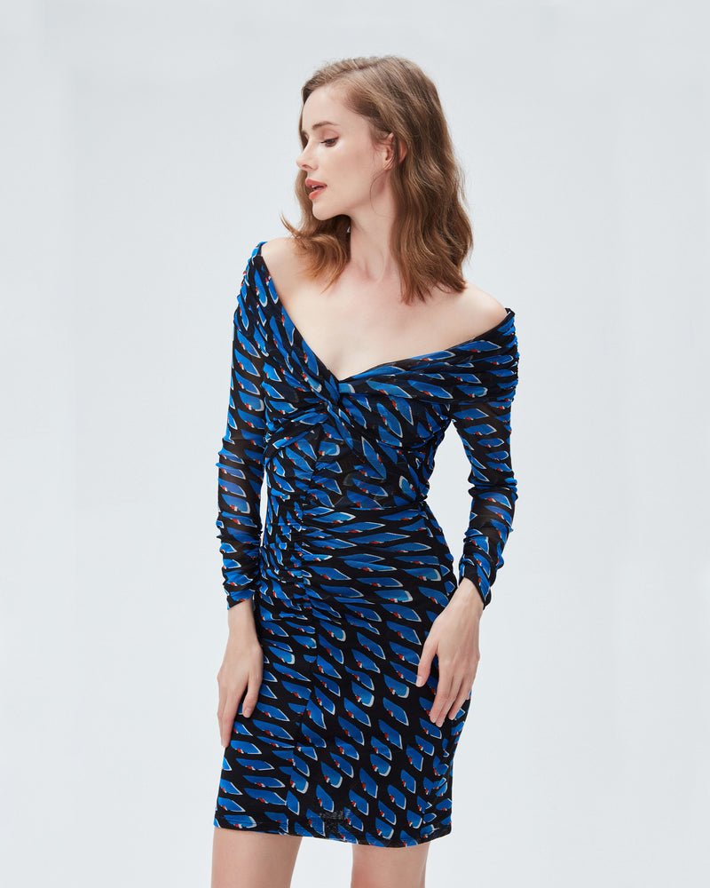 Ganesa Mesh Mini Dress