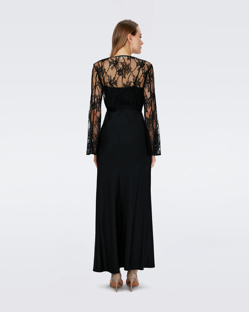 Rent Buy Diane von Furstenberg Lucielle Chiffon One-Shoulder Gown | MY  WARDROBE HQ