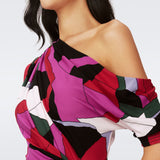 Eliana Faux Wrap Dress
