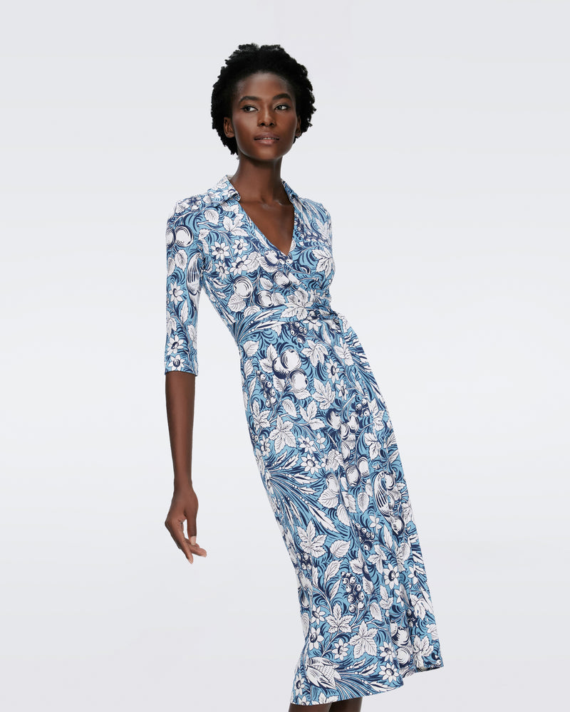Abigail Silk Jersey Midi Wrap Dress – Diane von Furstenberg