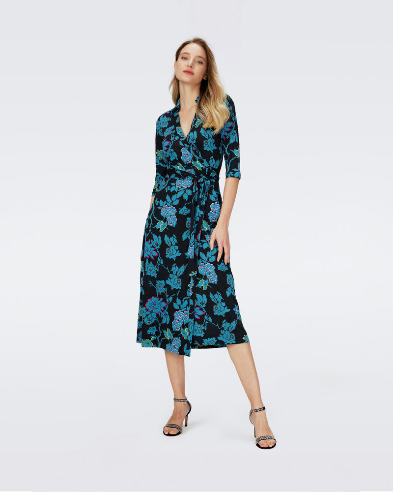 Abigail Silk Jersey Midi Wrap Dress – Diane von Furstenberg