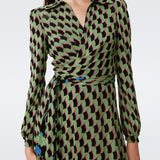 Phoenix Reversible Mesh Wrap Dress