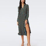Phoenix Reversible Mesh Wrap Dress
